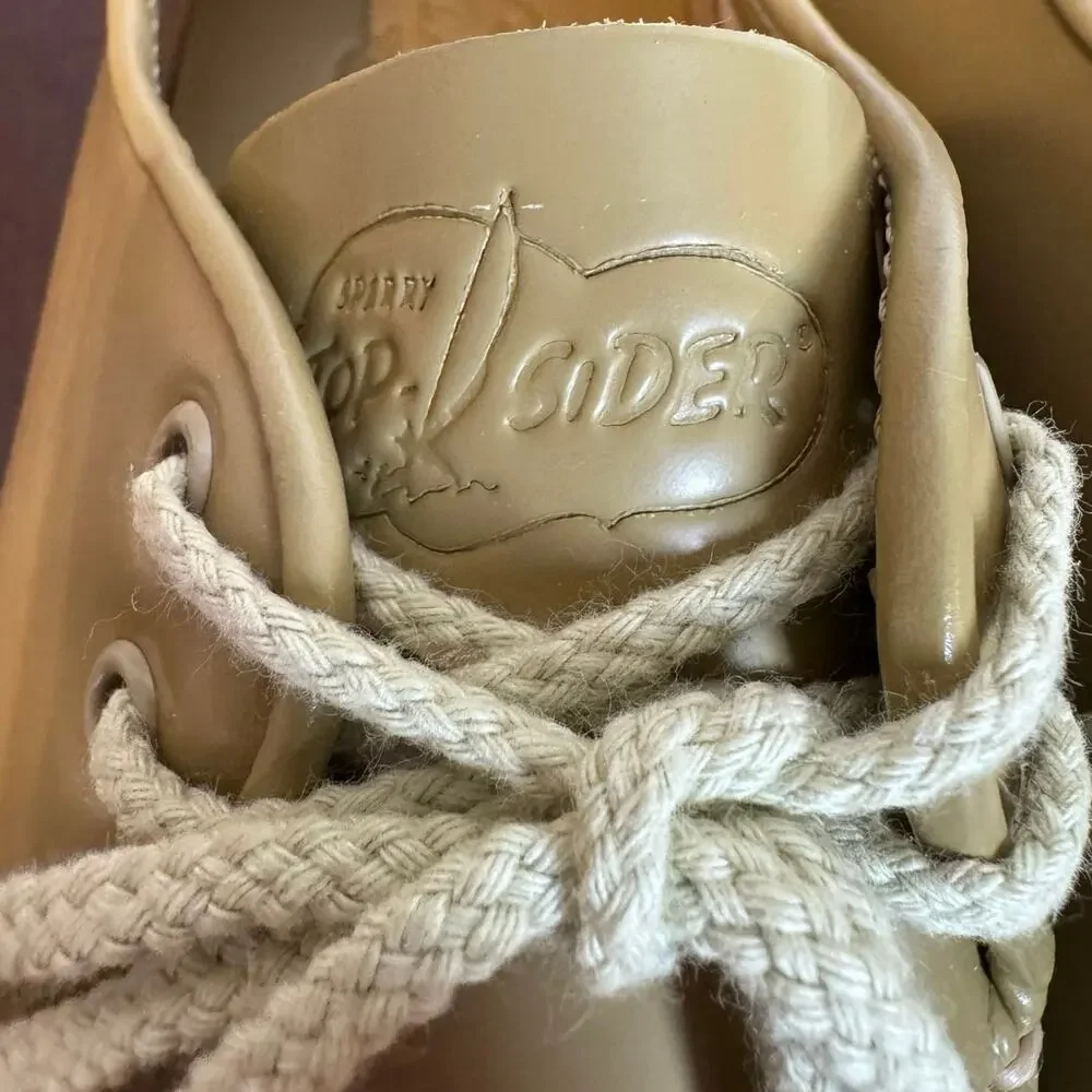 NWT Sperry Top-Sider Captain's Oxford Smoked Elk Boat Shoe - Size M7/W8.5